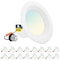 Sunperian 4 Inch LED Recessed Can Lights 5 CCT Selectable 2700K-5000K 10W 750LM CRI90 Dimmable 16-Pack SP34200-16PC - alternate 1